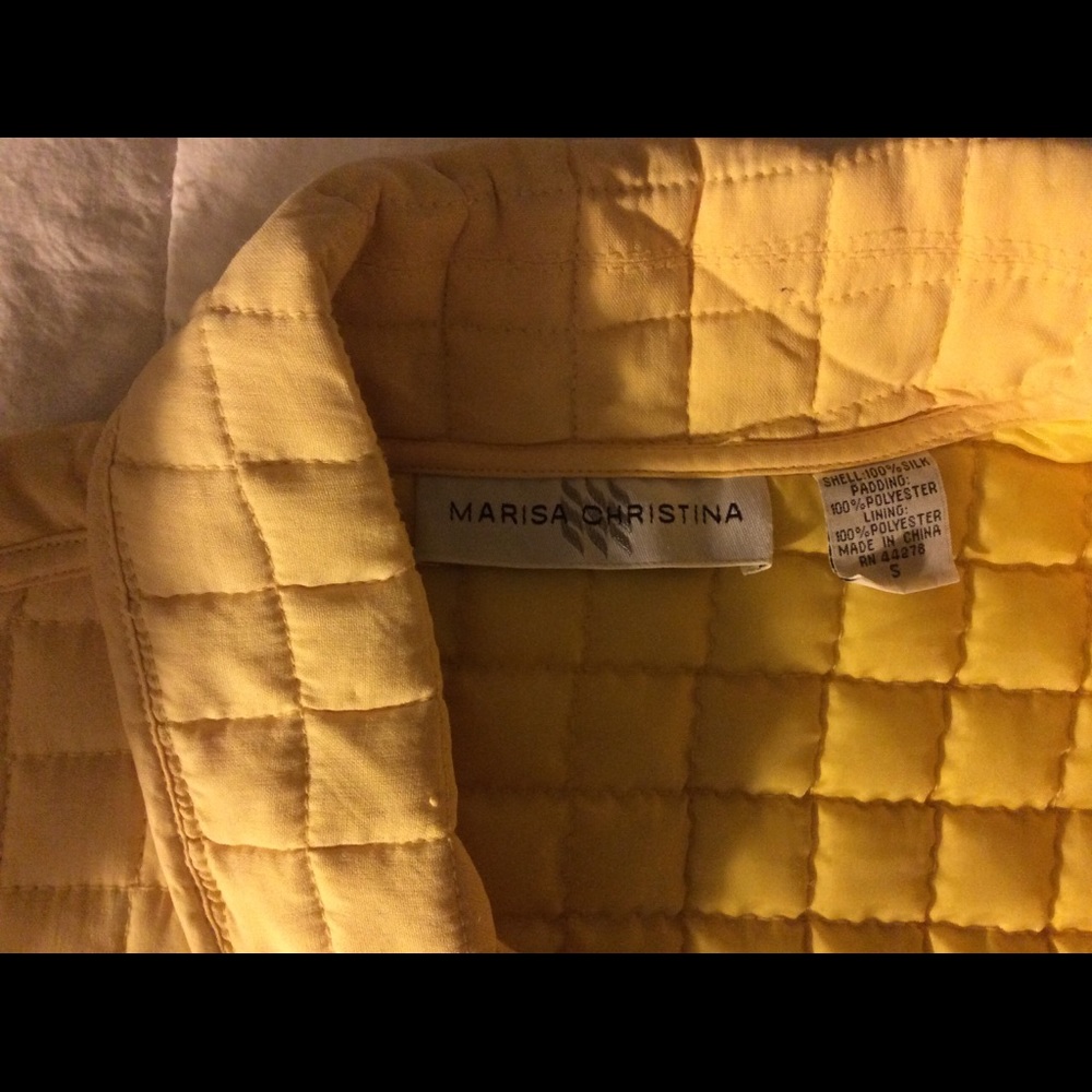 Yellow Quilted Lightweight Jacket - image 3